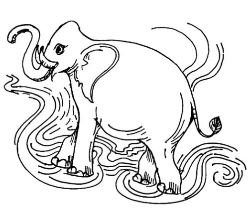 Illustration by Karunakaram Perambra for the poem 'Mathayana' by Malayalam poet Priyavrathan
