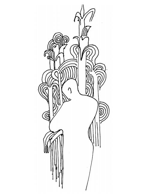 Illustration by Karunakaram Perambra for the poem 'oru painkilikkavitha' by Malayalam poet Priyavrathan